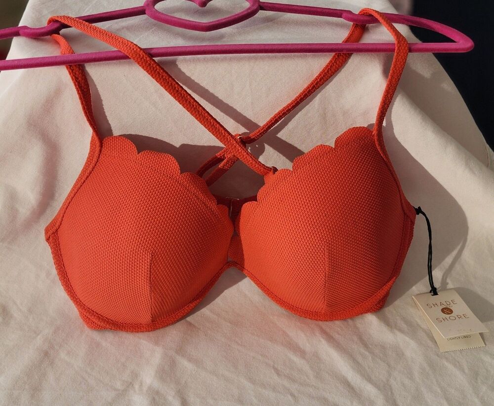 shade and shore bikini top 34d